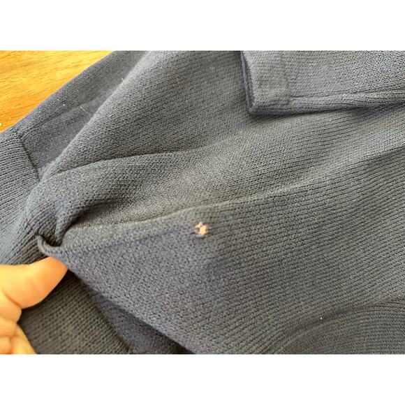 St. John Basics Women's Navy Blue Pull On Knit Dress Pants Size 2 - Picture 5 of 6